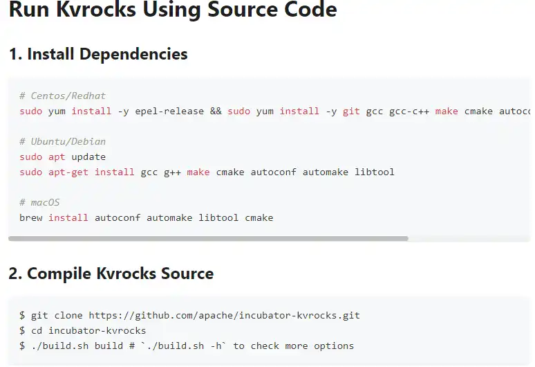 Tải xuống công cụ web hoặc ứng dụng web Kvrocks