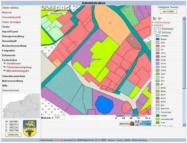 Download webtool of webapp kvwmap - WebGIS-oplossing om online in Linux te draaien