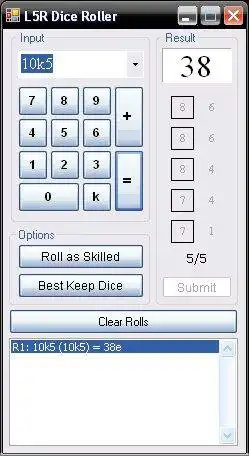 Download web tool or web app L5R Dice Roller to run in Windows online over Linux online