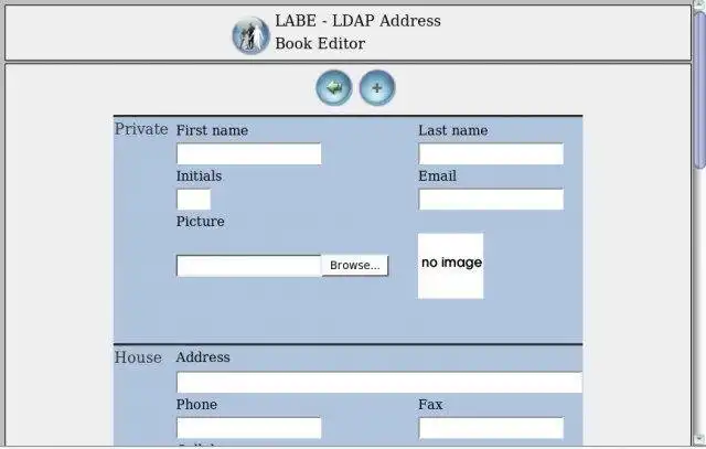 ดาวน์โหลดเครื่องมือเว็บหรือเว็บแอป LABE - LDAP Address Book Editor