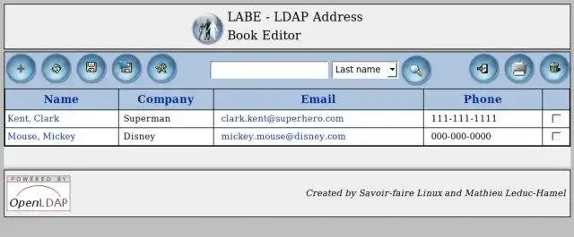 Scarica lo strumento web o l'app web LABE - Editor rubrica indirizzi LDAP