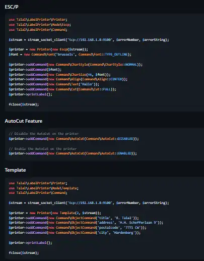 Download web tool or web app Label Printer