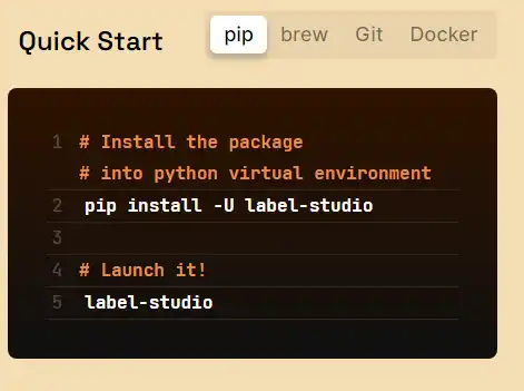 Download web tool or web app Label Studio