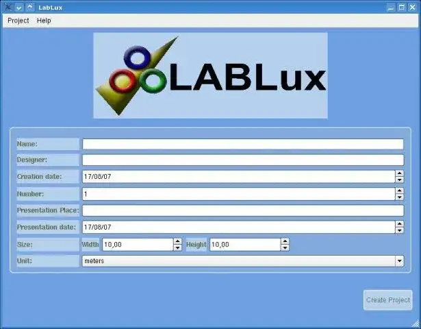 Descargue la herramienta web o la aplicación web LabLux