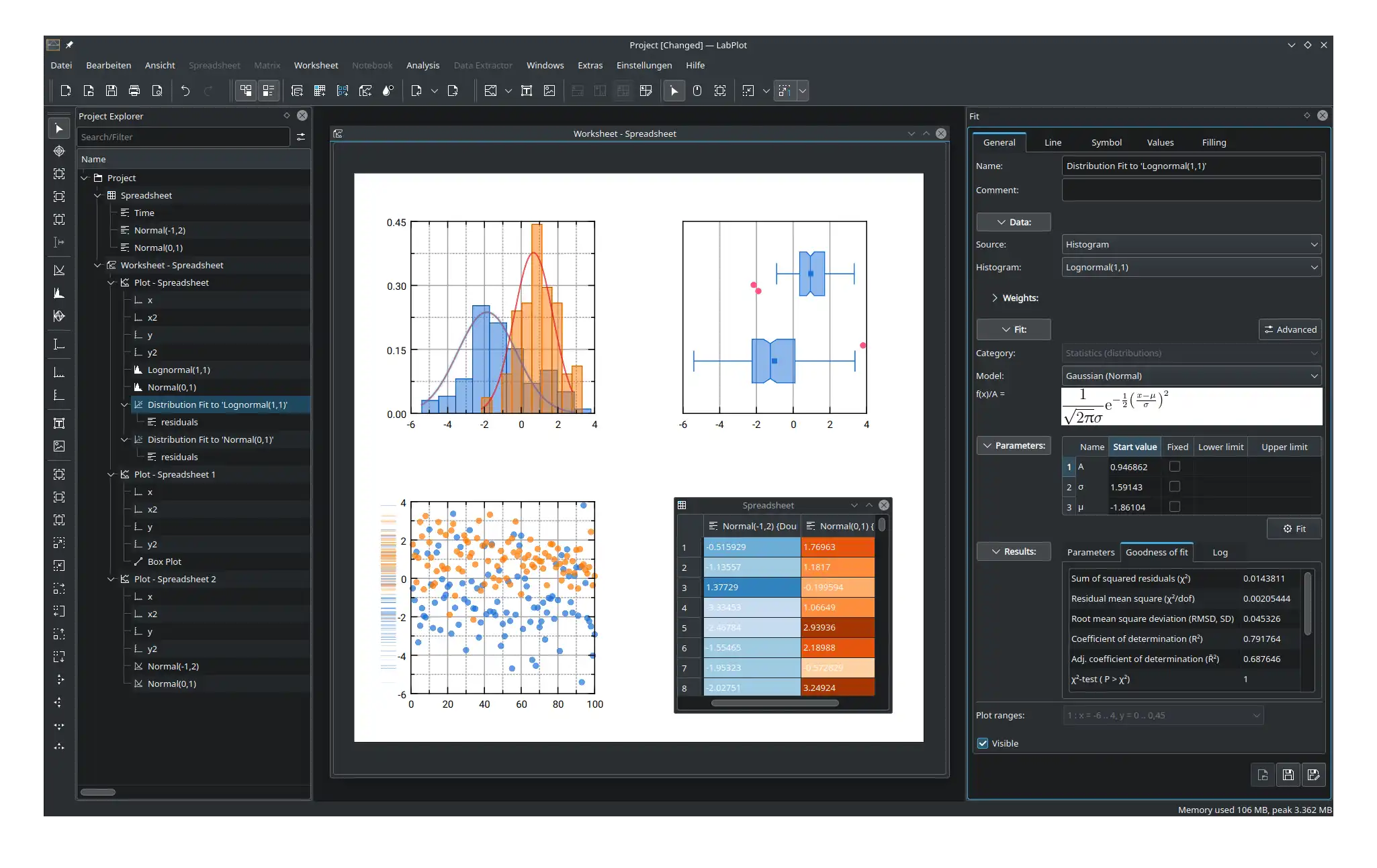 Baixe a ferramenta da web ou o aplicativo da web LabPlot