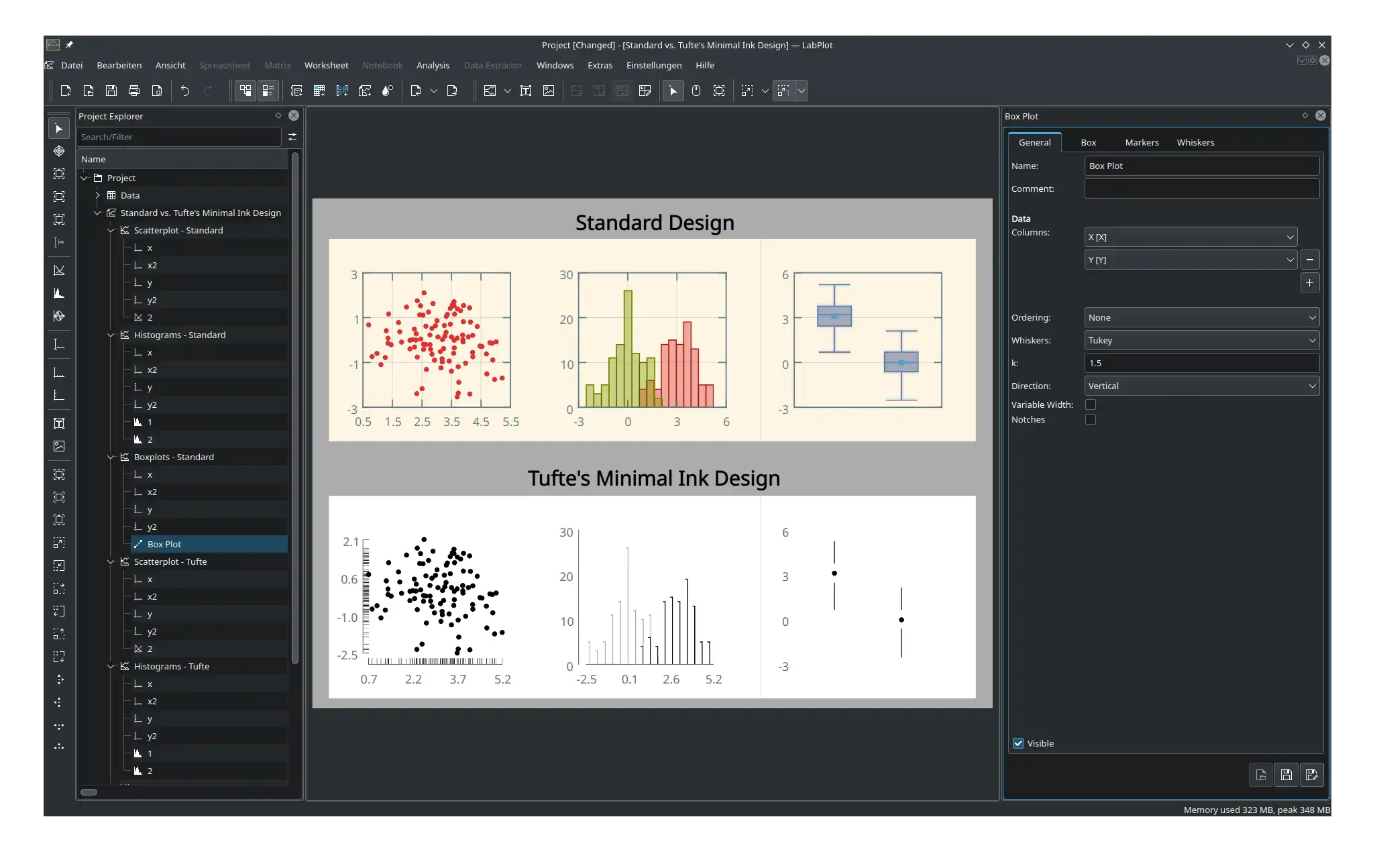 Baixe a ferramenta da web ou o aplicativo da web LabPlot