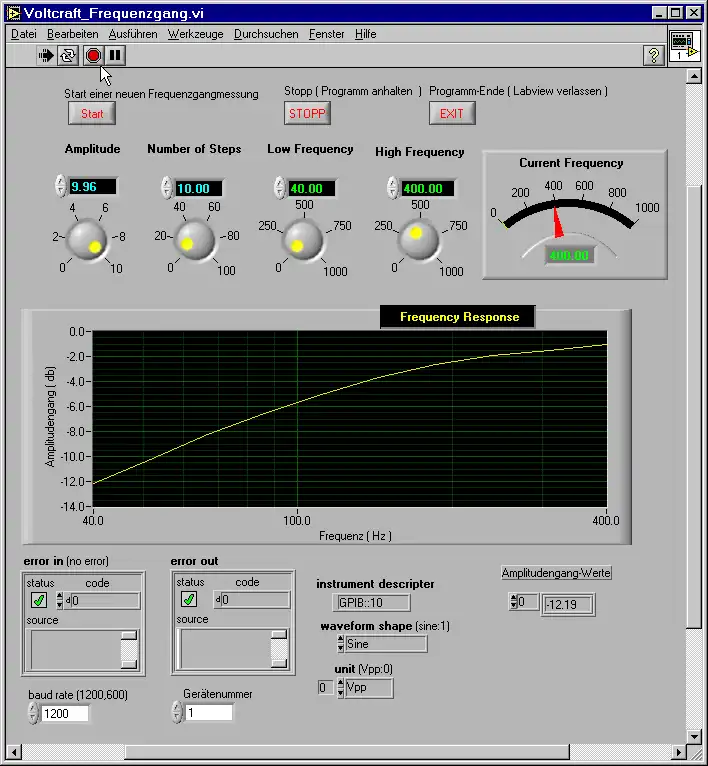 Download web tool or web app labview-frequenzgang to run in Windows online over Linux online