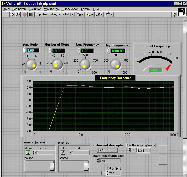 Download web tool or web app labview-frequenzgang to run in Windows online over Linux online