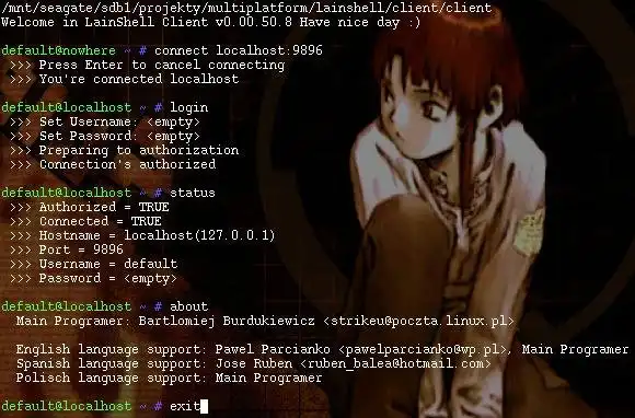Download web tool or web app LainShell