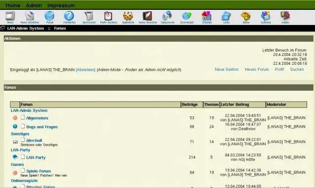 Download web tool or web app LAN Admin System to run in Linux online