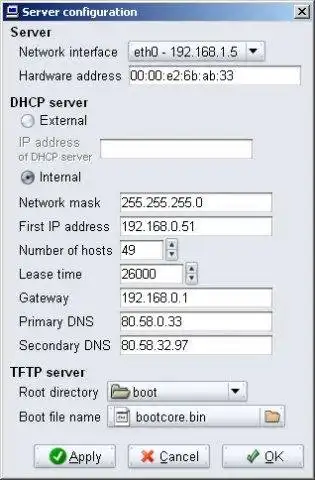 Mag-download ng web tool o web app Lan Core :: Thin Client Server at OS