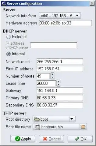 قم بتنزيل أداة الويب أو تطبيق الويب Lan Core :: Thin Client Server ونظام التشغيل