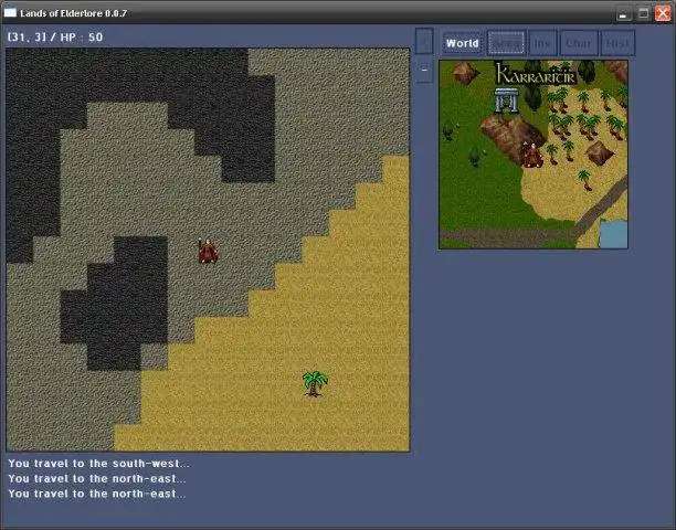 Download de webtool of webapp Lands of Elderlore om online onder Linux te draaien