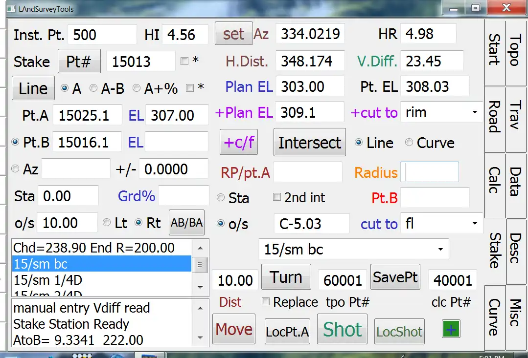 Baixar ferramenta ou aplicativo da web LAnd Survey Tools