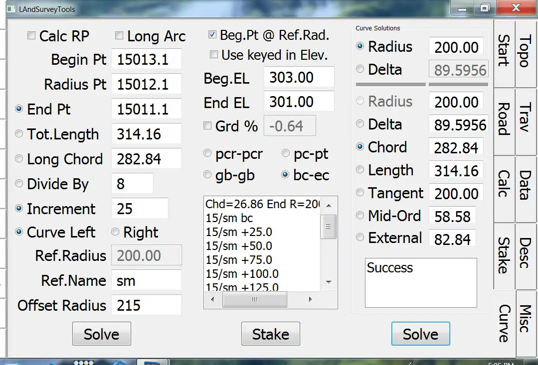 Download web tool or web app LAnd Survey Tools to run in Windows online over Linux online