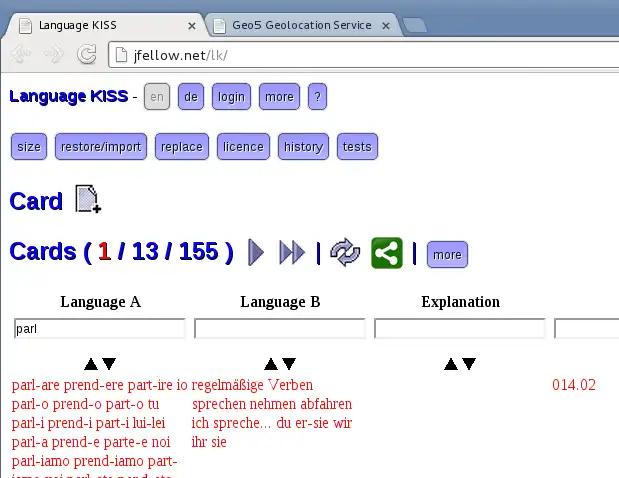 Download web tool or web app Language KISS HTML5