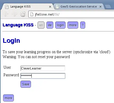 Download web tool or web app Language KISS HTML5