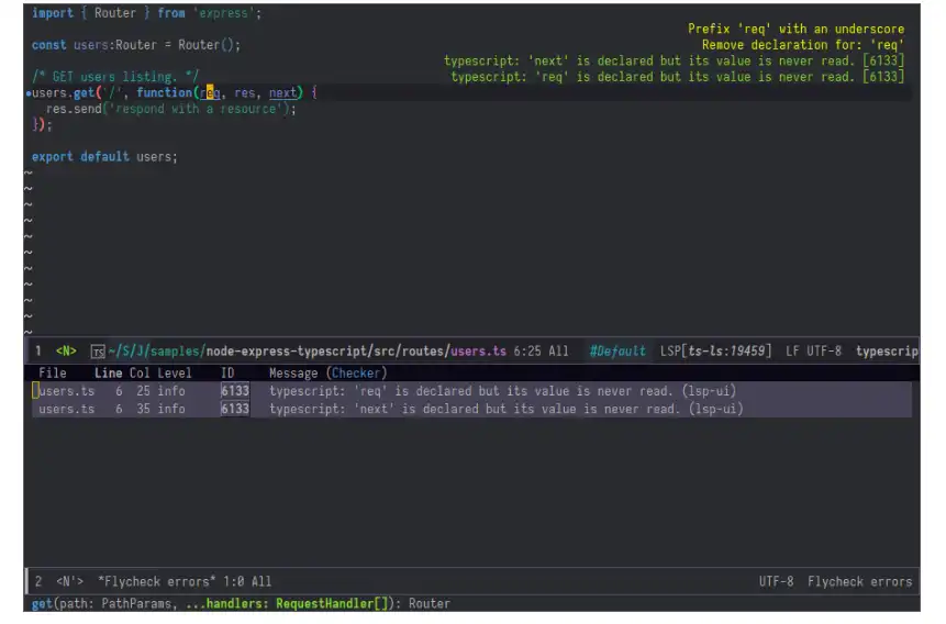 Scarica lo strumento web o l'app web Language Server Protocol per Emacs