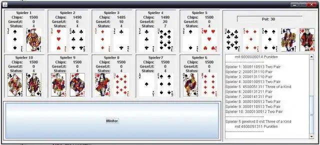 Download web tool or web app LAN Poker - Texas Holdem to run in Windows online over Linux online
