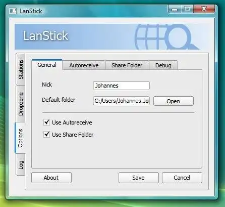 Download web tool or web app LanStick