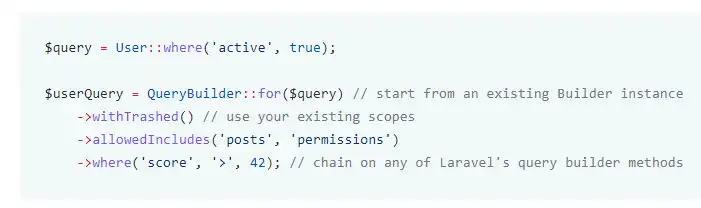 웹 도구 또는 웹 앱 Laravel 쿼리 빌더 다운로드