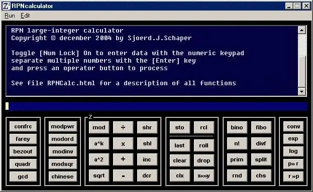 Download web tool or web app Large-integer arithmetic in BASIC