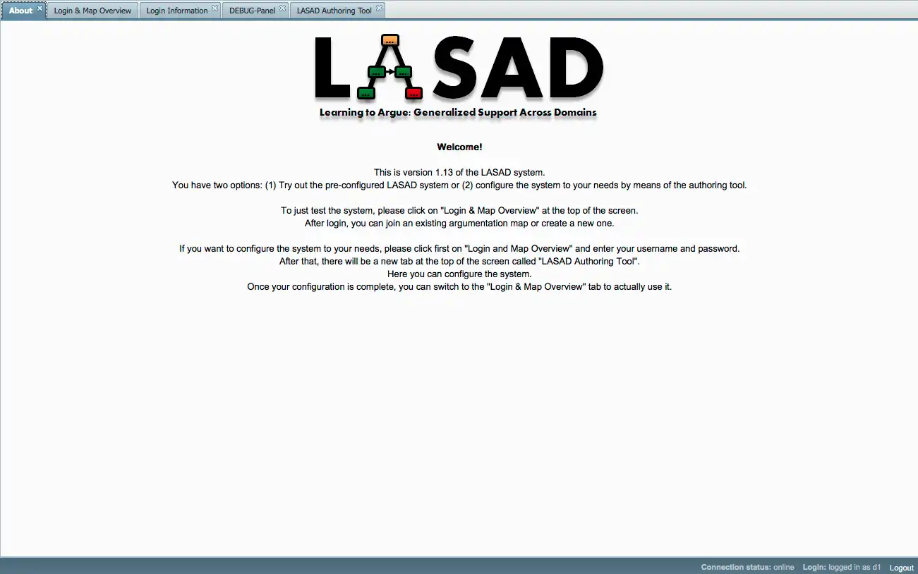 Download web tool or web app LASAD