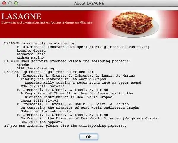 Baixe a ferramenta web ou o aplicativo web LASAGNE