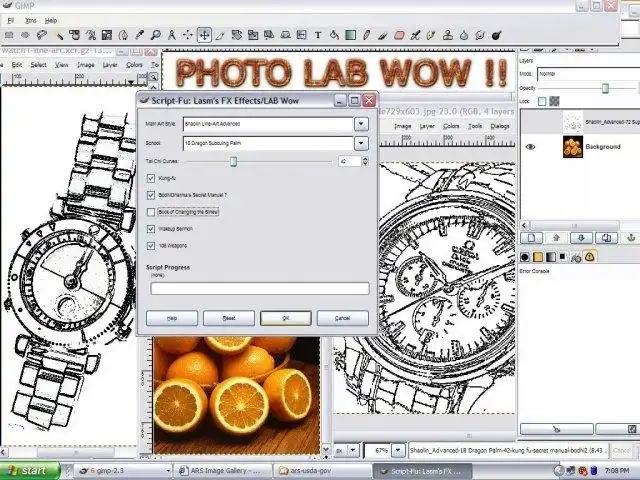 Download web tool or web app Lasms FX Effects for Gimp