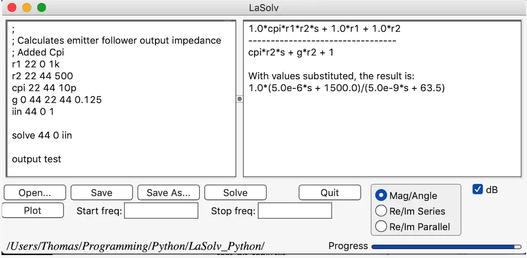 Linux で実行する Web ツールまたは Web アプリ LaSolv をオンラインでダウンロードします