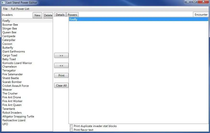 Download web tool or web app Last Stand Encounter Builder to run in Windows online over Linux online