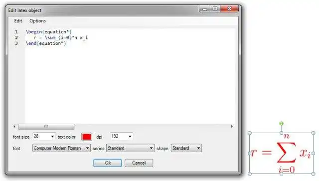 Download web tool or web app Latex Add-In for Powerpoint