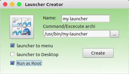 Download webtool of webapp Launcher Creator