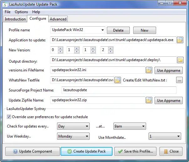 Download web tool or web app lazautoupdate