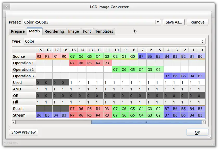 Laden Sie das Web-Tool oder die Web-App LCD-Image-Converter herunter