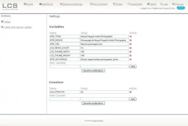 Download web tool or web app LCS