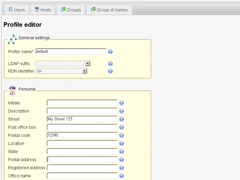 Download web tool or web app LDAP Account Manager
