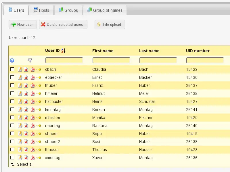 Baixe a ferramenta da web ou o aplicativo da web LDAP Account Manager