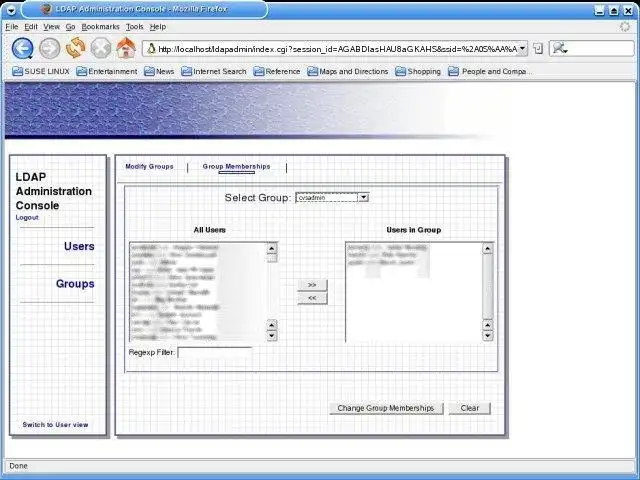 Tải xuống công cụ web hoặc ứng dụng web Bảng điều khiển quản trị LDAP