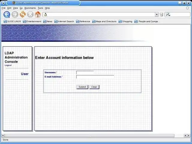 Download web tool or web app LDAP Administration Console