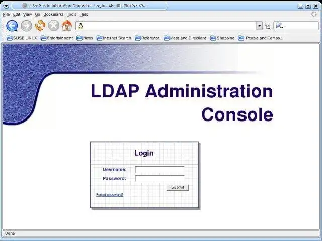 Download web tool or web app LDAP Administration Console