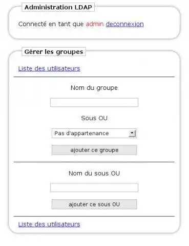 Download web tool or web app LDAPau