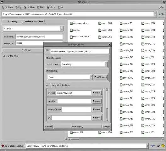 Download web tool or web app LDAP Directory Editor