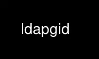 Run ldapgid in OnWorks free hosting provider over Ubuntu Online, Fedora Online, Windows online emulator or MAC OS online emulator
