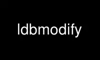 Run ldbmodify in OnWorks free hosting provider over Ubuntu Online, Fedora Online, Windows online emulator or MAC OS online emulator