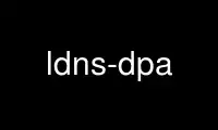 Run ldns-dpa in OnWorks free hosting provider over Ubuntu Online, Fedora Online, Windows online emulator or MAC OS online emulator