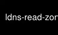 Execute ldns-read-zone no provedor de hospedagem gratuita OnWorks no Ubuntu Online, Fedora Online, emulador online do Windows ou emulador online do MAC OS