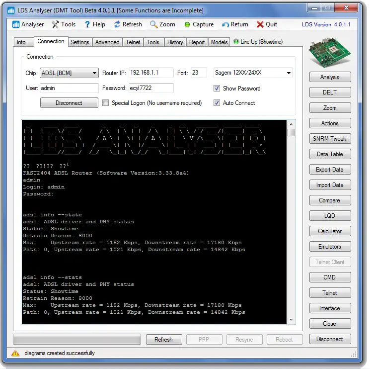 Descargue la herramienta web o la aplicación web LDS Analyzer