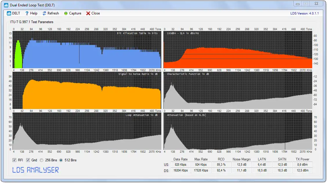 Unduh alat web atau aplikasi web LDS Analyzer