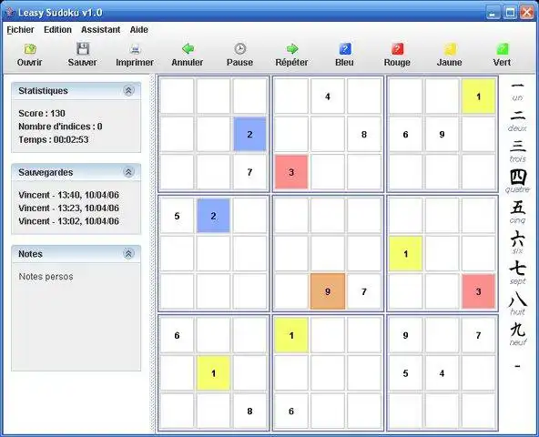 قم بتنزيل أداة الويب أو تطبيق الويب LeasySudoku للتشغيل في Linux عبر الإنترنت